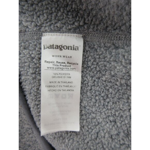 Patagonia Jacket Medium Better Sweater 1/4 Zip Pullover Medicine Logo * - Picture 13 of 15